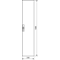 UNIVERS Right special door IP44 1400x300mm