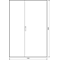 UNIVERS Series standing enclosure IP41 2000x1350x600 5-pole sheet