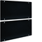 UNIVERS Side cover for plinths IP41 RAL9005 200x400mm