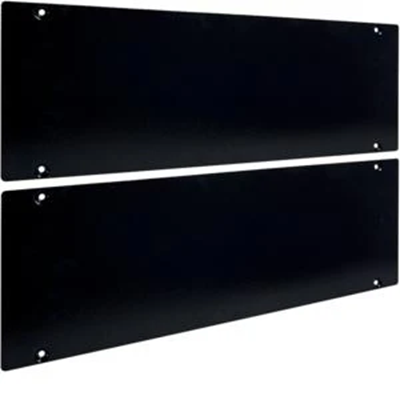 UNIVERS Side cover for plinths IP41 RAL9005 200x600mm