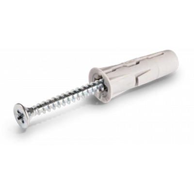 Universal expansion plug UNO fi 10 with a screw 6.0x50 mm, 100 pcs.