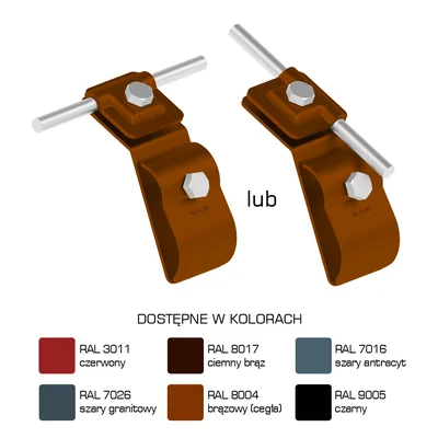 Universal painted gutter holder for the eaves gutter