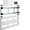 UNIVERSN block for horizontally mounted modular devices 6x12PLE 300x750mm