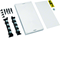 UNIVERSN block for vertical busbars 30x5/10mm 50mm 450x250mm