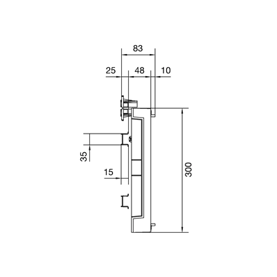 UNIVERSNHC 300x250mm Bausatz für den Bau modularer 2x12 PLE-Geräte
