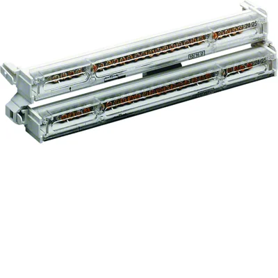 UNIVERSZ Terminal rail PE/N 2x25 terminals