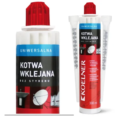 Uniwersalna kotwa wklejana bez styrenu 300ml 10szt.