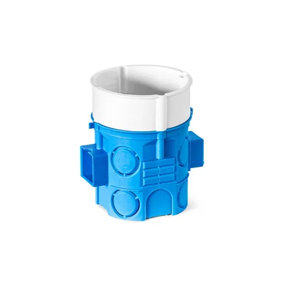 Unterputz-Seriendose mit Schrauben S60Dw fi60mm tiefblau