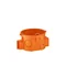 Unterputz-Seriendose mit Schrauben S60KFw fi60mm, orange Platte