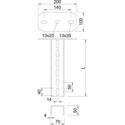 US 7 K 50 FT Hanger with Welded Head