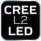 USB-wiederaufladbare Stirnlampe, 1000 lm, rot/blaue CREE-LED + LED