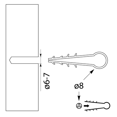 USMO handle - 8
