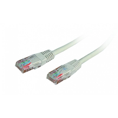 UTP patch cord, category 5E PVC, length 1m, gray colour