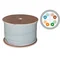 U/UTP category 6 cable, data communication, LSOH, Dca 4x2x23 AWG, 1Gb/s (10Gb/s up to 55m), 450 MHz, 25-year warranty, INTERTEK ETL certified, gray, 500m - ALANTEC