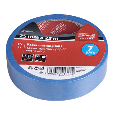 UV resistant masking tape 38mmx25m blue