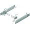 UW-BCR 3 Supporto per inserti regolabile per custodie HXS con profondità di 300 mm (1 set = 2 pezzi)