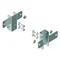 UW-BCU 23 2-position insert holder for HXS enclosures with a depth of 300 mm (1 set = 2 pcs.)