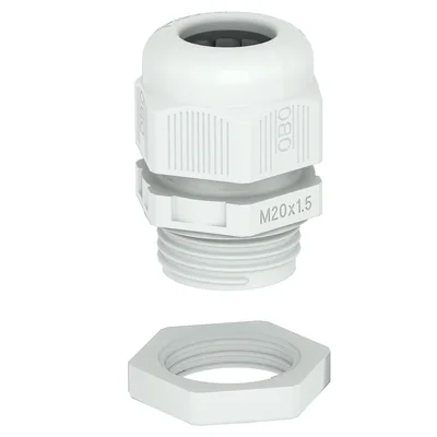 V-TEC VM16+ LGR Cable Gland with Lock Nut
