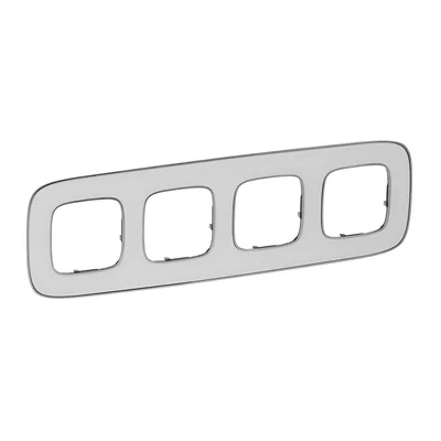 VALENA ALLURE - CORNICE A QUADRUPLO SPECCHIO BIANCA