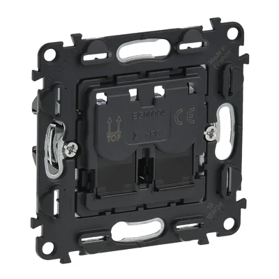 VALENA ALLURE - DOUBLE SOCKET 2XRJ45 CAT.5E UTP