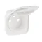 VALENA ALLURE - PLAQUE BLANCHE POUR PRISE SIMPLE 2P+Z AVEC RABAT