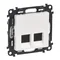 VALENA LIFE PRESA 2 x RJ 45 cat. 6 UTP BIANCA
