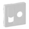 VALENA LIFE TV MALE SOCKET PLATE + RJ45 WHITE