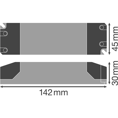 VALOR DEL DRIVER LED Fuente de alimentación LED de voltaje constante 230/24V 30W 230/24V IP20