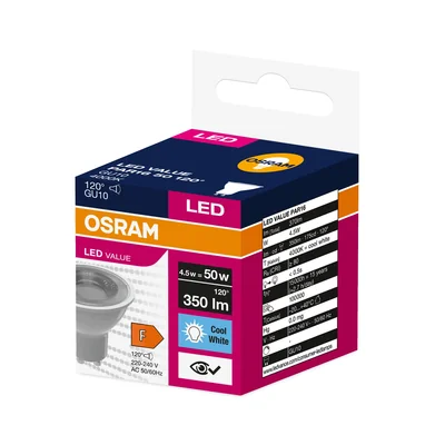 VALORE LED PAR16 Lampadina 5W 350lm 4000K GU10 NW