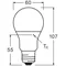 VALUE CLASSIC A 60 LED-Lampe 8 W/3000 K E27