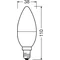 VALUE CLASSIC B 60 LED-Lampe 6,8 W/4000 K E14