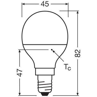 VALUE CLASSIC P 60 LED-Lampe 6,5 W/4000 K E14