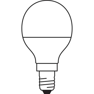 VALUE CLASSIC P LED žárovka 4,9W (40W) E14 2700K 470lm