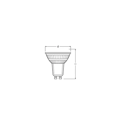VALUE LED lamp non-dim PAR16 80 120° 6.9W 840 GU10