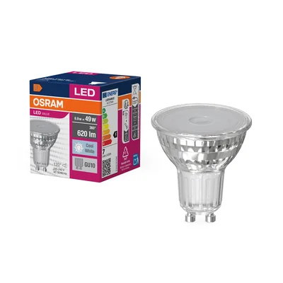 VALUE LED-Lampe, nicht dimmbar, PAR16, 80° 120°, 6,9 W, 840 GU10