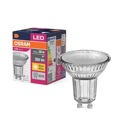 VALUE nicht dimmbare LED-Lampe PAR16 50 36° 4,3W 830 GU10