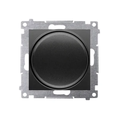 Variateur rotatif Simon 54 WMDS-004xLx-049 pour LED dimmables 230 V (module) 2–250 W ; noir. Nombre maximum de sources LED : 10.