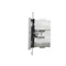 Variateur Simon 55 WMDS-004xL1-143 pour LED à intensité variable, bouton-poussoir, 15-200 W, 230 V (module) ; aluminium mat