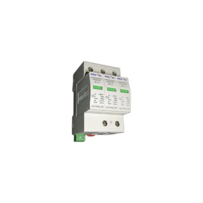 Varistor surge arrester with signaling contact BY1-C/3 N