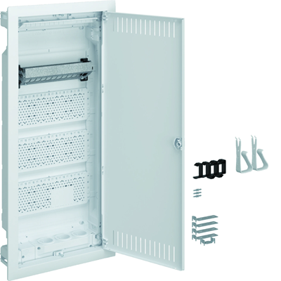 VDI switchgear 4R flush-mounted mounting plate, socket x3 230 V
