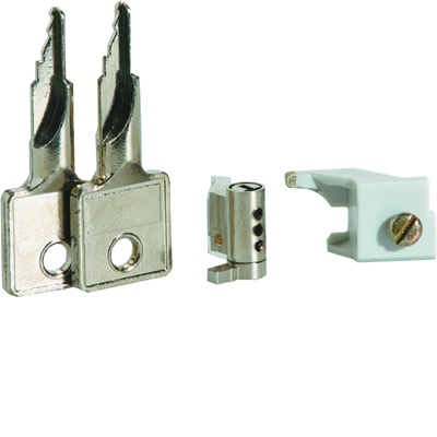 Vector latch lock with two keys