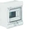 VECTOR OUTDOOR Coffret de distribution IP65, résistant aux UV sans nervures 1R/6M (1x6)