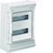 VECTOR OUTDOOR Distribution box IP65, UV resistant without ribs 2R/24M (2x12)