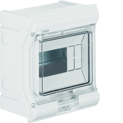 VECTOR OUTDOOR IP65 Quadro resistente ai raggi UV senza goffrature 1R/6M (1x6)