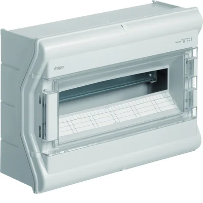 VECTOR OUTDOOR Rozdzielnica n/t IP65 odporna na UV bez przetłoczeń 1R/18M (1x18)