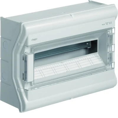 VECTOR OUTDOOR Rozdzielnica n/t IP65 odporna na UV przetłoczenia 1R/18M (1x18)