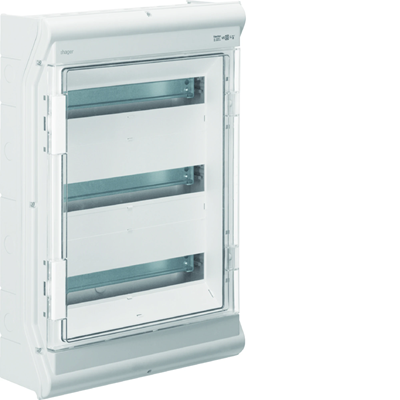 Vector outdoor switchgear IP65 3x18 modules metric knockouts UV stabil