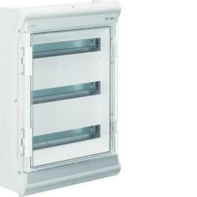 VECTOR OUTDOOR Switchgear IP65, UV-resistant, without ribs 3R/54M (3x18)