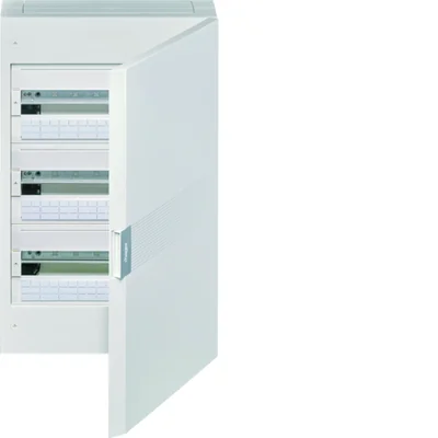 VEGA Surface-mounted distribution board 3x18M IP40 with white door