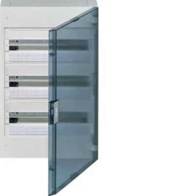 VEGA Surface-mounted switchgear 3x18M IP40 with transparent door